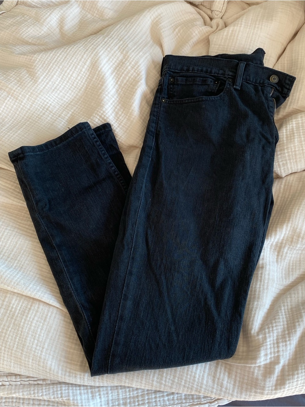 Levi's black Wash Jeans with Patch Detail
